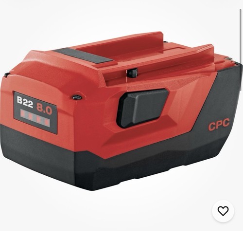 Hilti battery b22 0ah - hilti, 8.0ah