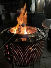 DRUM FIRE PITS -MEDIUM SIZE  7Kg /8Kg #82- FREE POSTAGE