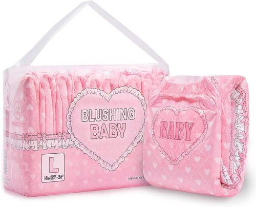 Adult printed diaper pieces - adult,