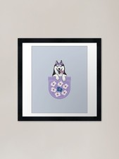 Siberian Husky Dog in Spring