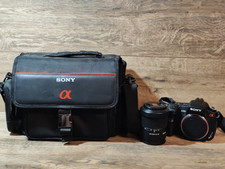 SONY A200 10.2 Megapixel DSLR Camera w/ Sony 18-70mm f/3.5-5.6 Lens & Case