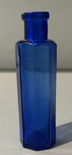 Vintage cobalt blue apothecary - cobalt,
