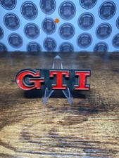 Volkswagen Golf GTI car badge