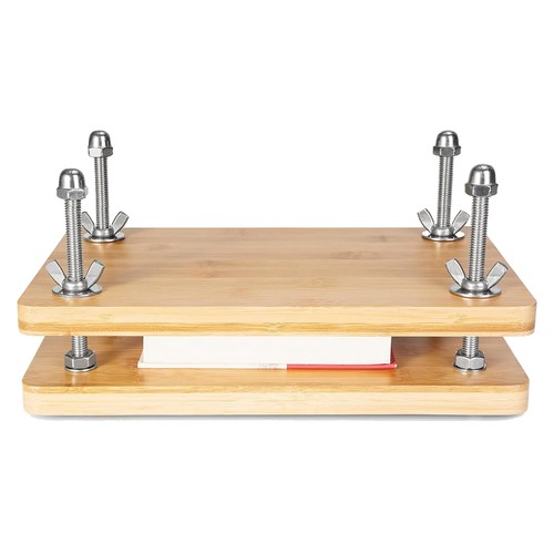 Book press bookbinding - book, wooden