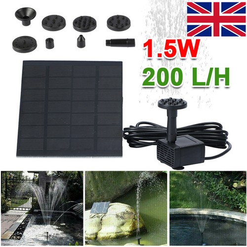 Solar panel powered - solar, water