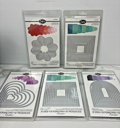 Sizzix dies flower heart - x,