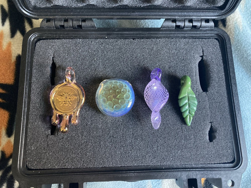 Borosilicate glass pendant - borosilicate,
