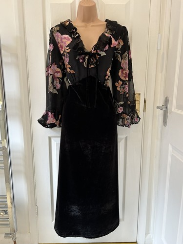 Bnwt monsoon black floral - -, monsoon*