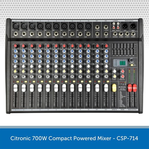 Citronic csp 714 700w powered - citronic,