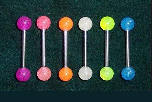 Set tongue bars glow - tongue,