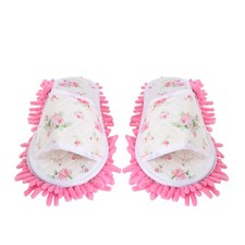 Dust Mop Slippers Washable Cleaning Shoes Pantoufles Nettoyage Sol