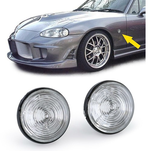 White clear glass side arrows - white,