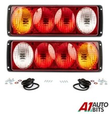 Rear Tail Board Lights Lamps Bulbs Universal Truck Lorry Trailer Tractor 12" Set