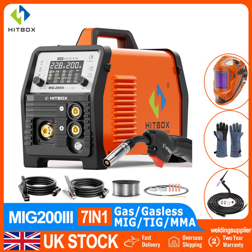 Hitbox 7in1 gas gasless mig - 7in1,