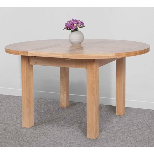 Solid oak round - solid,