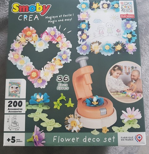 Smoby crea 200 flower - smoby, set