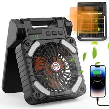 SolarPowered Camping Fan with