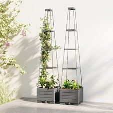 2 Pack Raised Garden Bed with