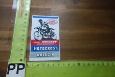 Old sticker motorcycle