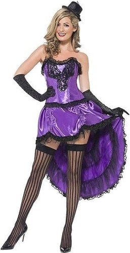Ladies purple burlesque - purple,