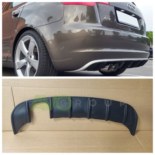 Rs3 style rear bumper diffuser - rear,