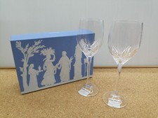 Wedgwood Vera Wang Pair Wine Glasses