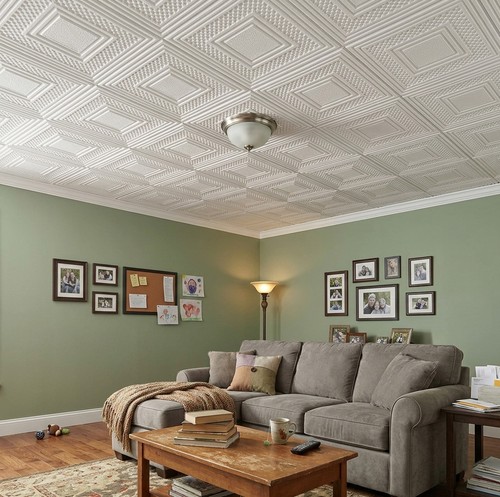 Diy ceiling tiles - diy, tiles,