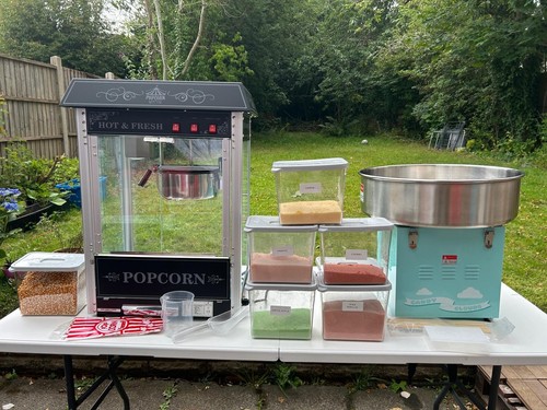 Candy floss popcorn machine - candy,