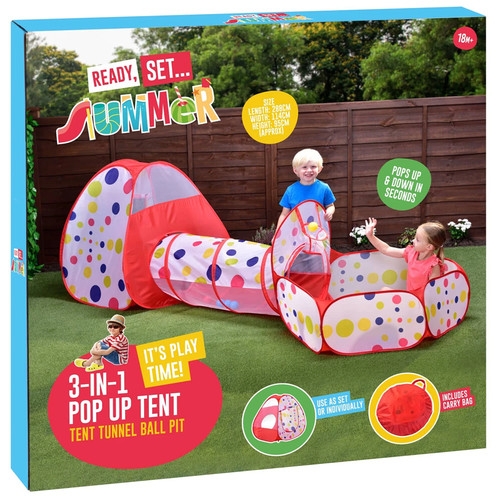 Pop tent tunnel ball - pop,