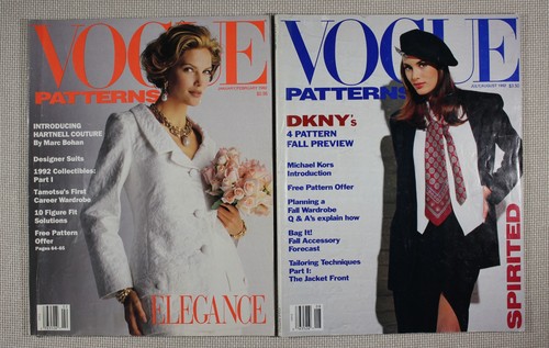 Vogue patterns magazine lot - vogue,