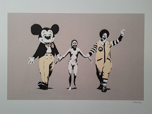 Banksy art print napalm - -,