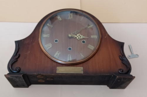 Vintage wooden smiths mantle - wooden,
