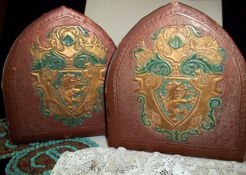 Antique tooled leather - tooled,