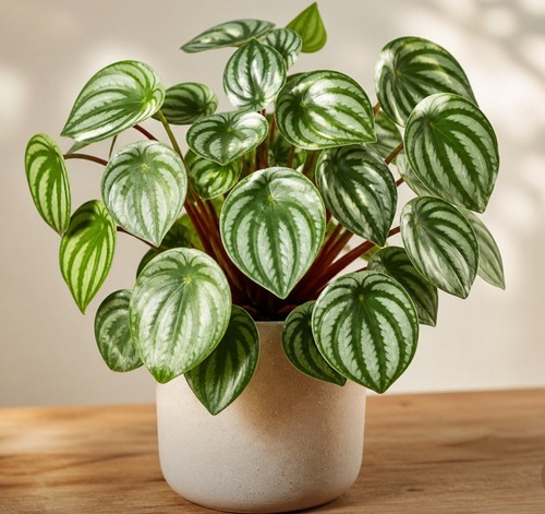 Watermelon peperomia rooted - peperomia,