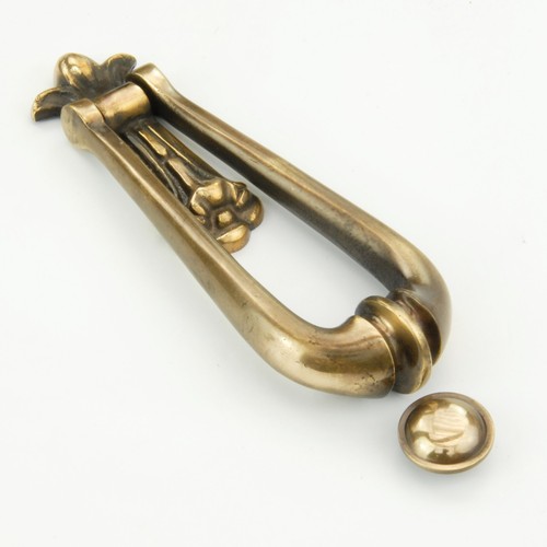 Antique solid brass - solid, loop