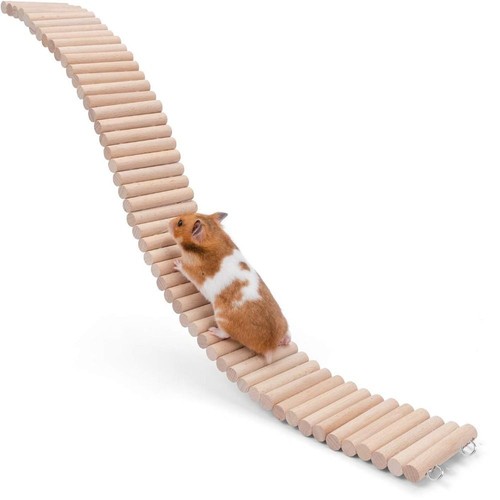 Hamster wooden pet ladder - wooden,