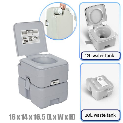 20l portable camping toilet - portable,
