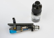 Black Headshell, AT cartridge, stylus for TEAC TN350, PX500, TS80, TN570, TN550