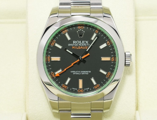 Rolex milgauss 116400gv - 116400gv, black