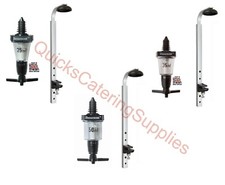 Optics Home Bar 25 35 50ml Beaumont Solo Spirit Dispenser & 1 Litre Wall Bracket