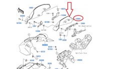 KAWASAKI Z500 Z500SE ER500 2024 COVER,METER 14093-1536