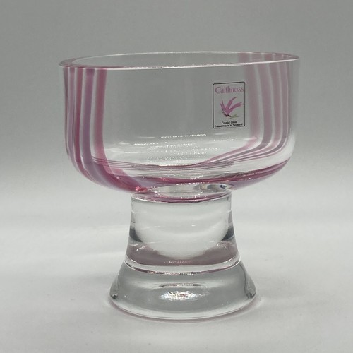 Caithness art glass - glass, footed