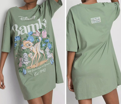 Ladies nightshirt disney bambi - ladies,