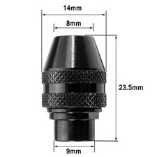 2X Quick Change Keyless Chucks Adapter for Dremel Model 3000 395 4000 398 8200