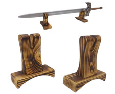 Handcrafted Wooden Sword stand