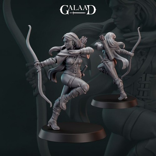 Female forest ranger archer - -,
