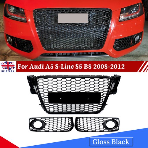 Honeycomb front main grille - front,