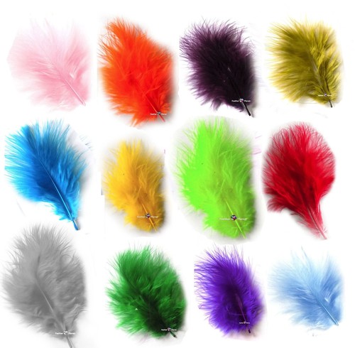 Marabou feathers assorted - feathers,,