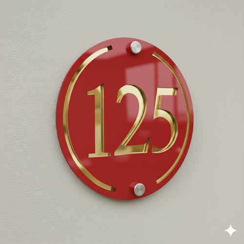 House number plaques - number,
