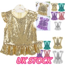 Girls~Short Flutter Sleeve